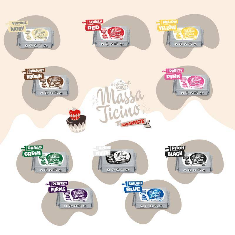 Massa Ticino™ Sugarpaste Colours